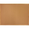 Lorell Oak Wood Frame Cork Board 24" Height x 36" Width Cork Surface 19767